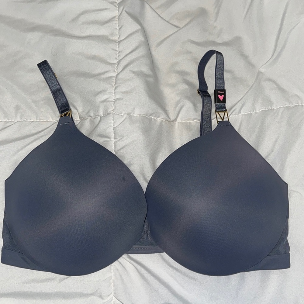Dark gray uplift plug Victoria secret bra
